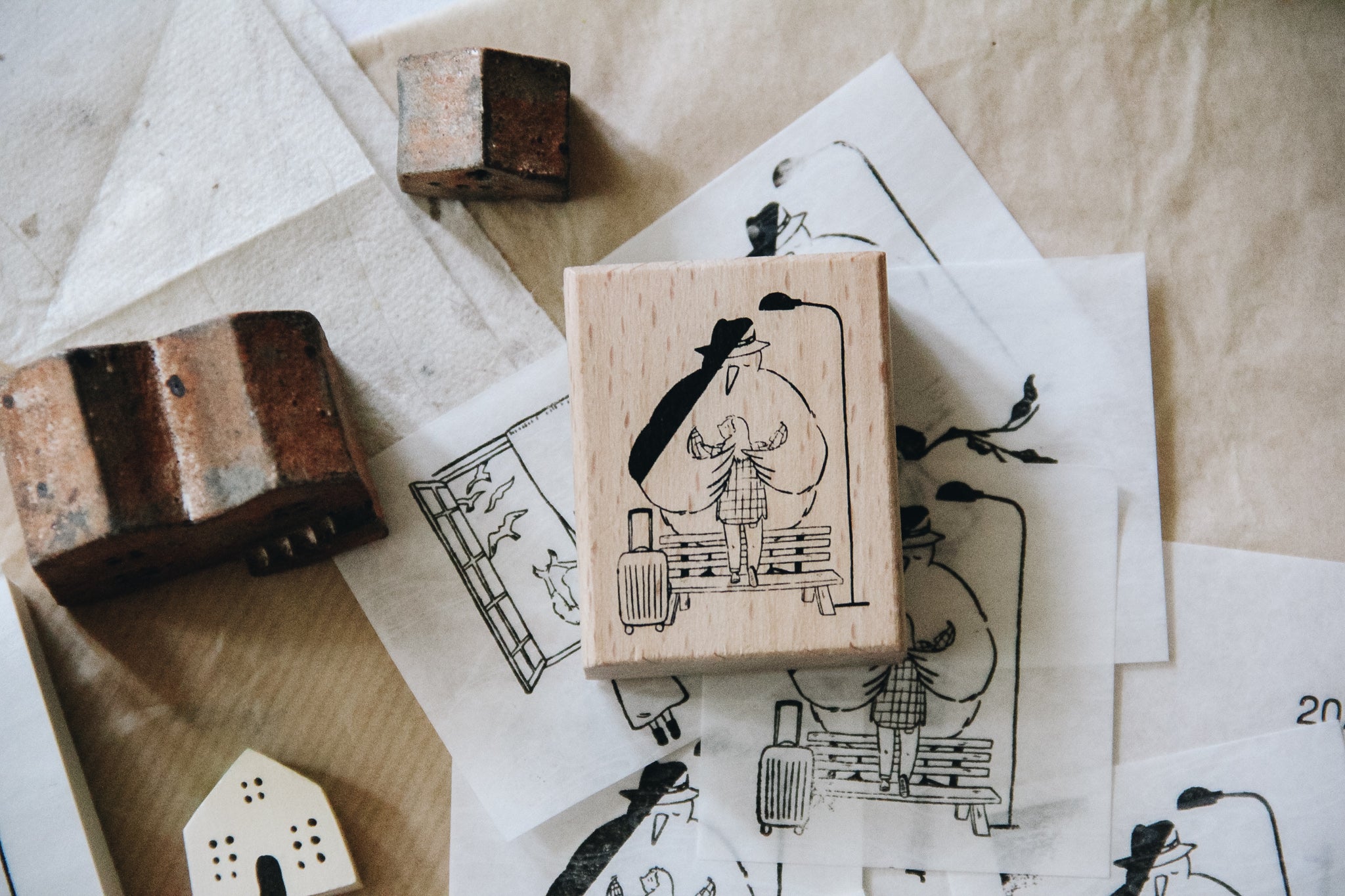 Yamadoro If You Need An Embrace Rubber Stamp - Smidapaper Ikigai Shop