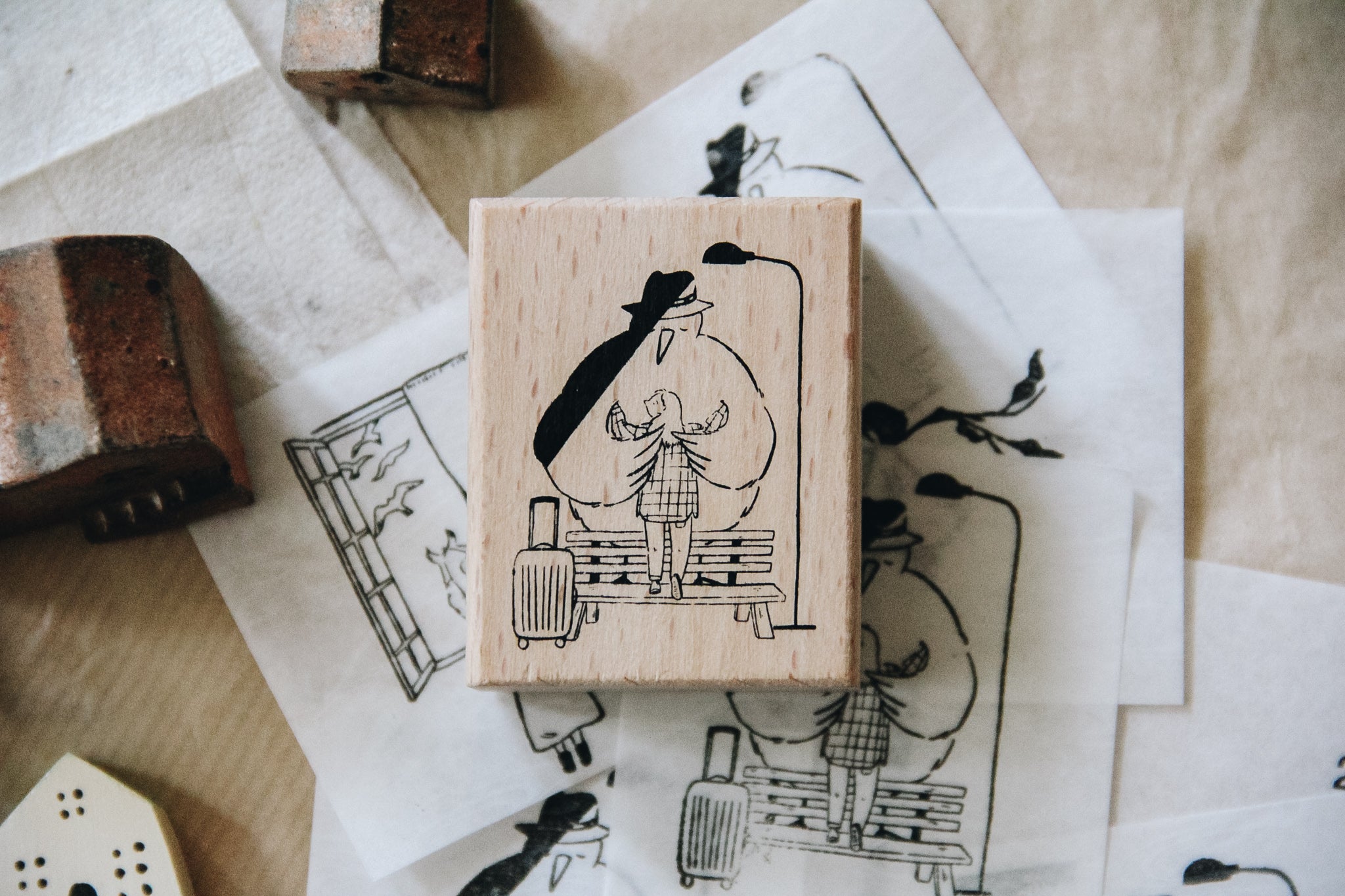 Yamadoro If You Need An Embrace Rubber Stamp - Smidapaper Ikigai Shop