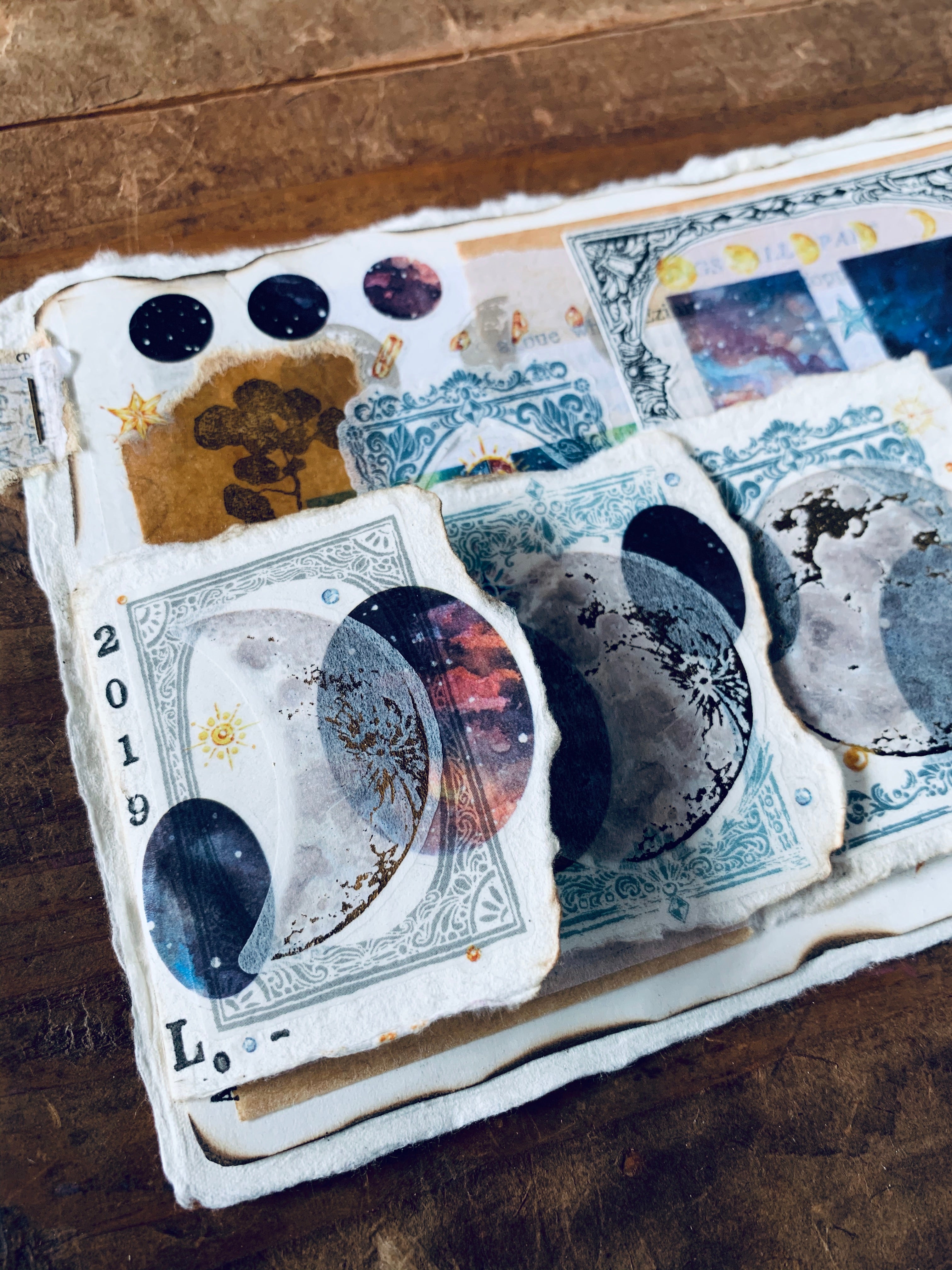 Print-On Stickers: Purple Cosmos - Smidapaper Ikigai Shop