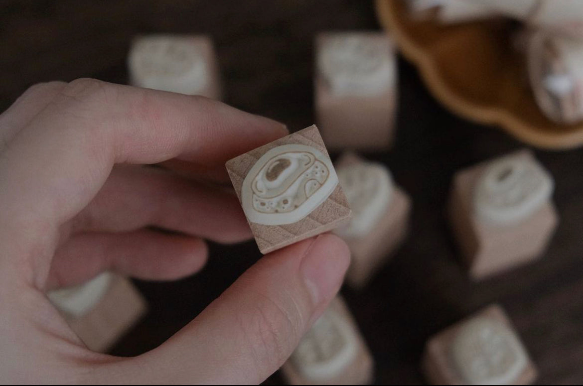 bighands Handmade Rubber Stamp- Bread House No. 3 - Smidapaper Ikigai Shop