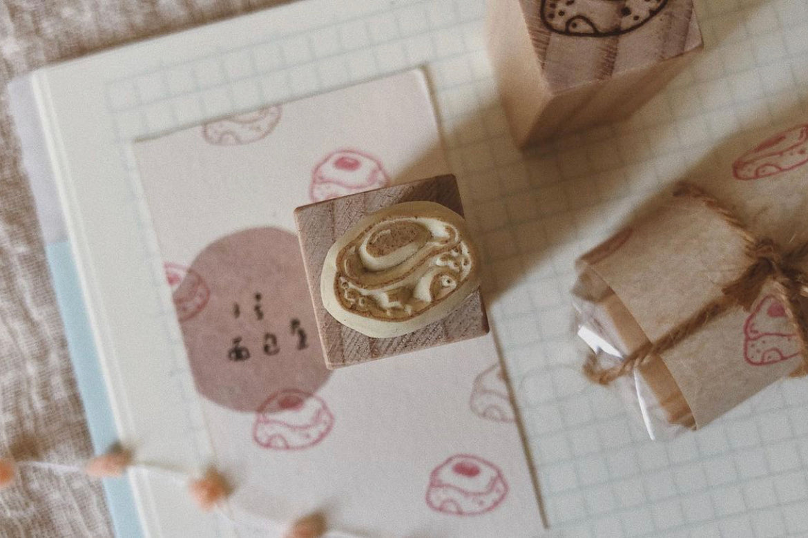 bighands Handmade Rubber Stamp- Bread House No. 3 - Smidapaper Ikigai Shop