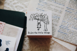 Nico Neco Enjoy the Little Things Rubber Stamp - Smidapaper Ikigai Shop