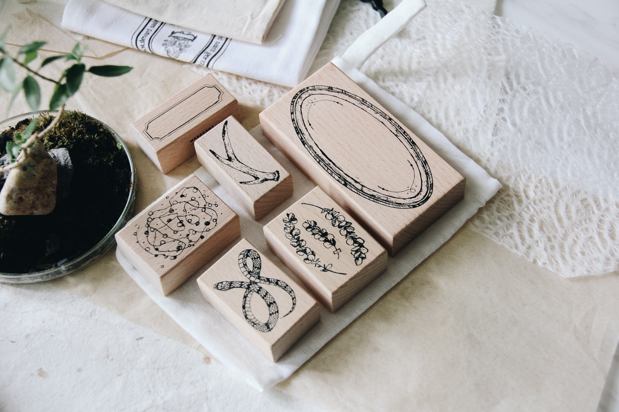 Collection: Stamp Set A (Set of 6) - Smidapaper Ikigai Shop