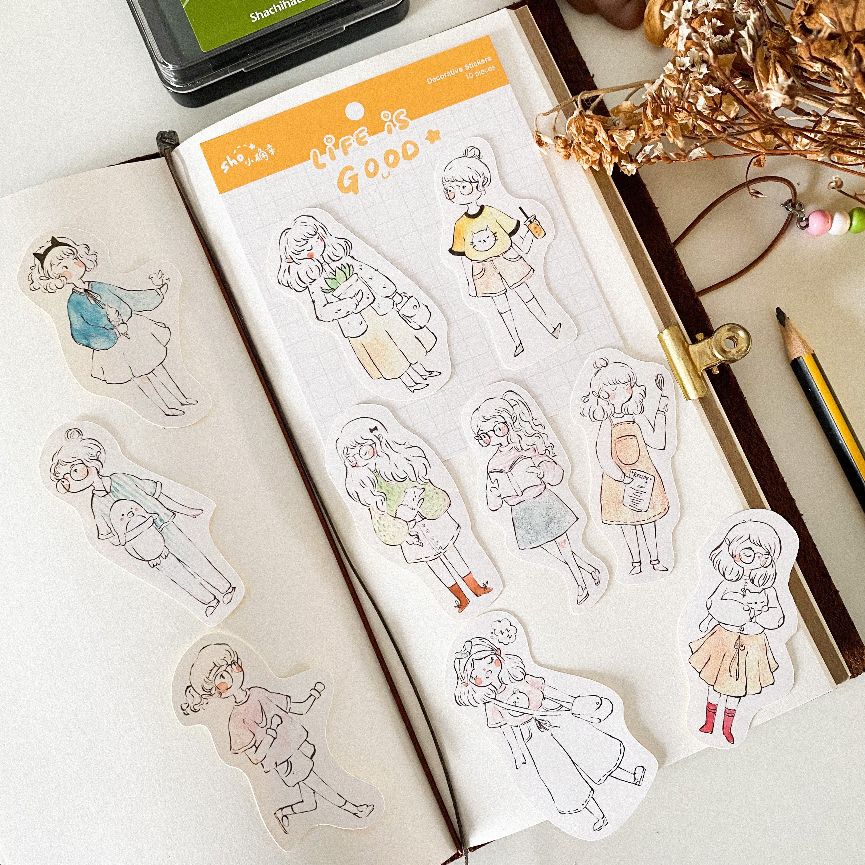 Life is Good sticker pack