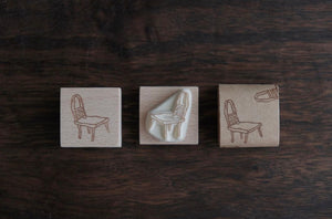 bighands Rubber Stamp- Chairs No. 1