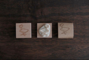 bighands Rubber Stamp- Chairs No. 2
