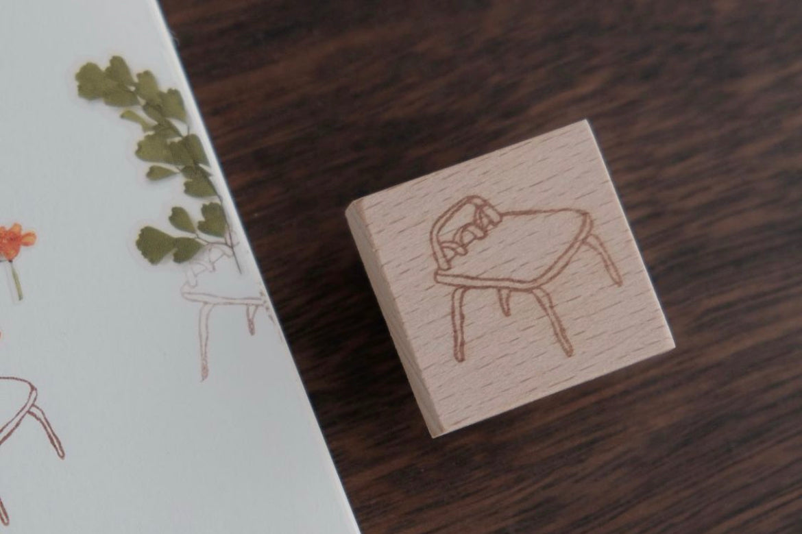 bighands Rubber Stamp- Chairs No. 4