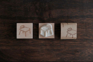 bighands Rubber Stamp- Chairs No. 4