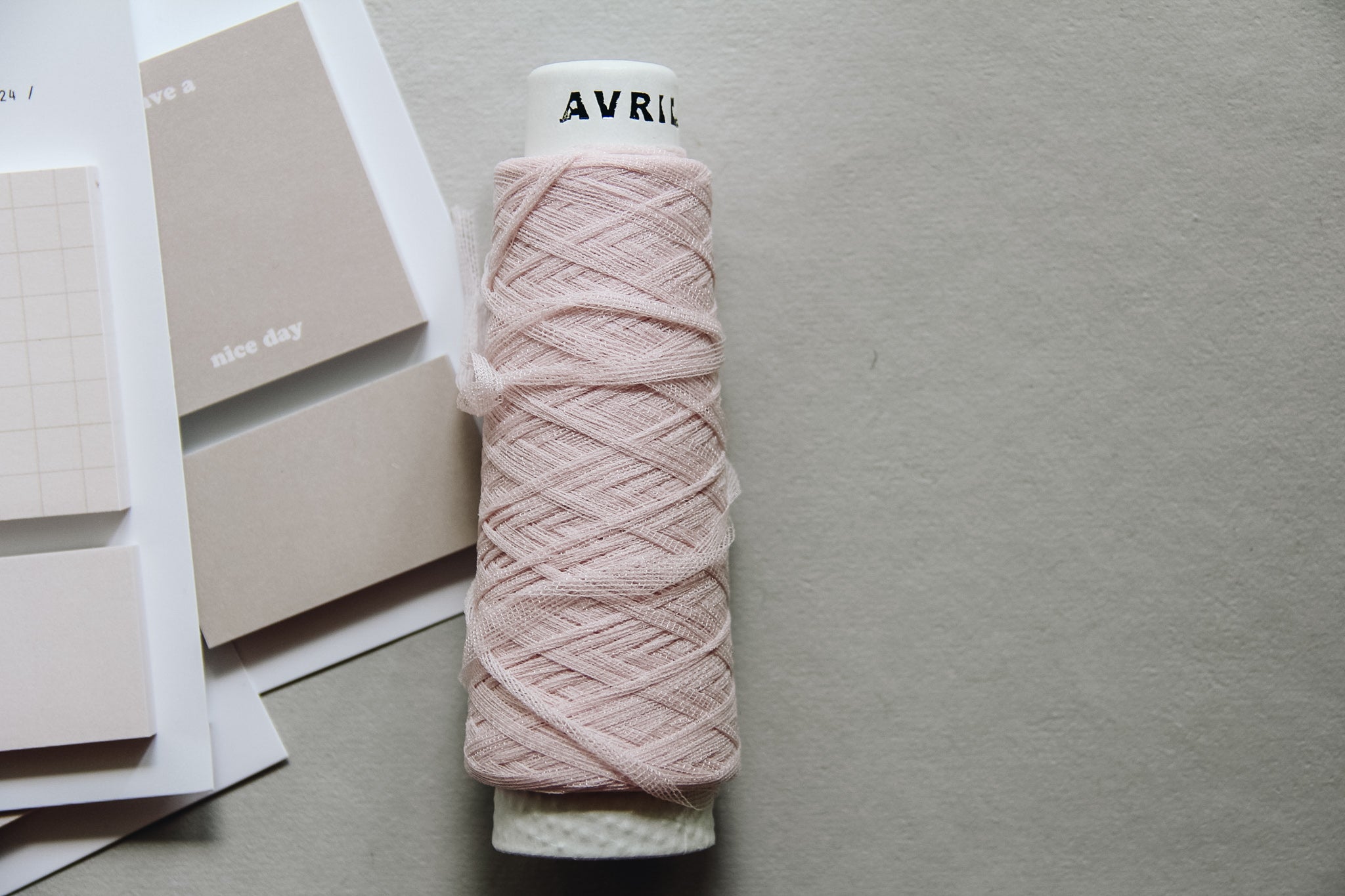 Avril Mesh Yarn (2 Colours) - Smidapaper Ikigai Shop