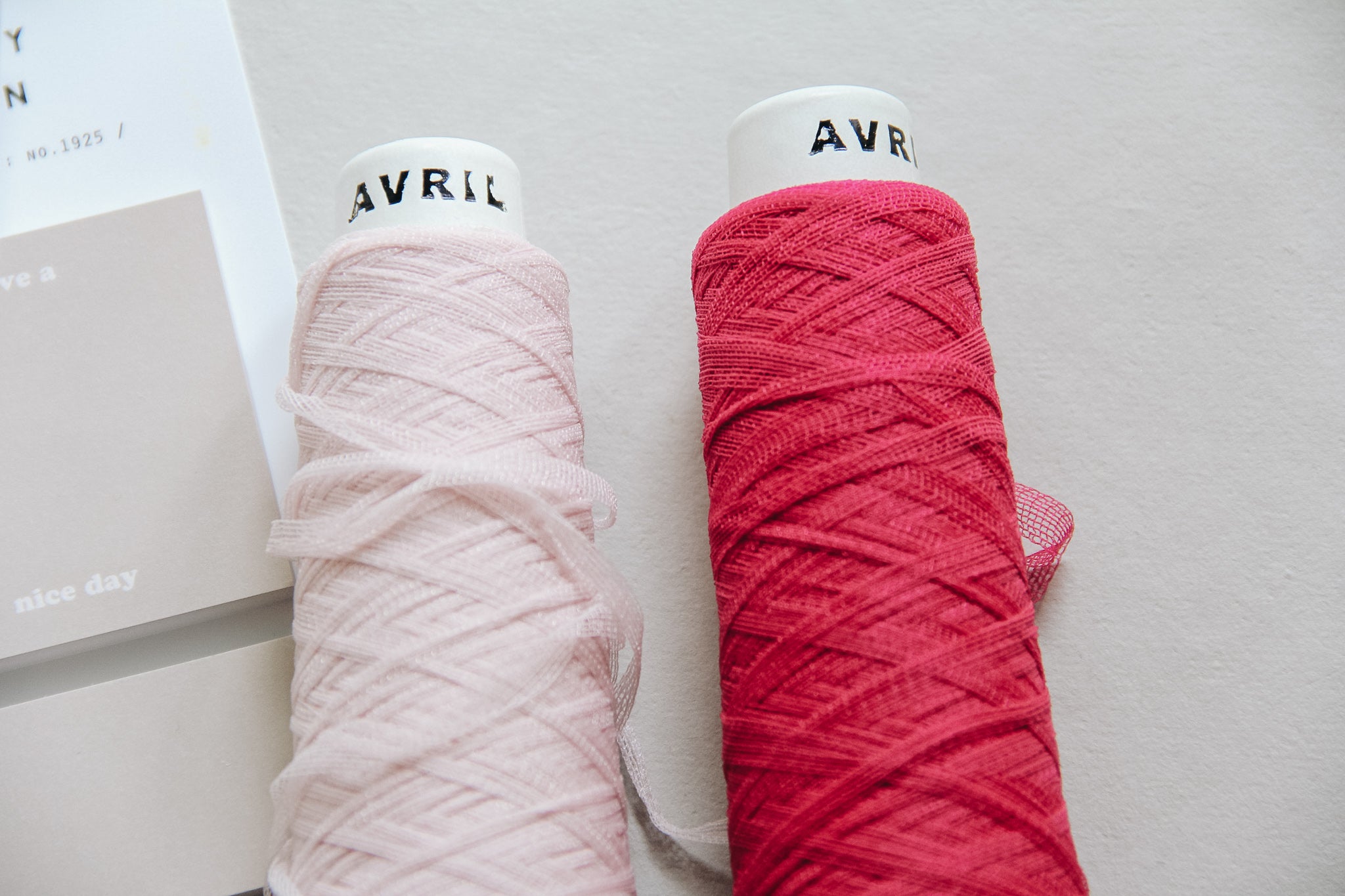 Avril Mesh Yarn (2 Colours) - Smidapaper Ikigai Shop