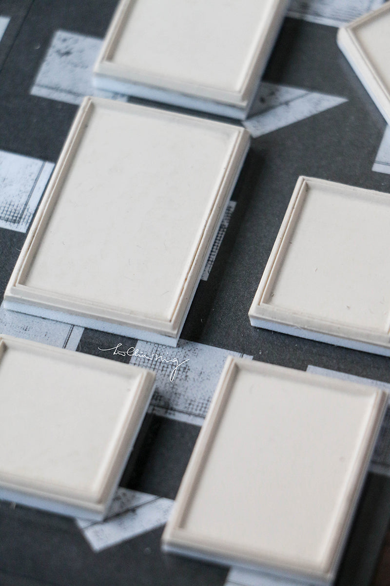 Outline Mounted Rubber Stamps No. 2 - Smidapaper Ikigai Shop