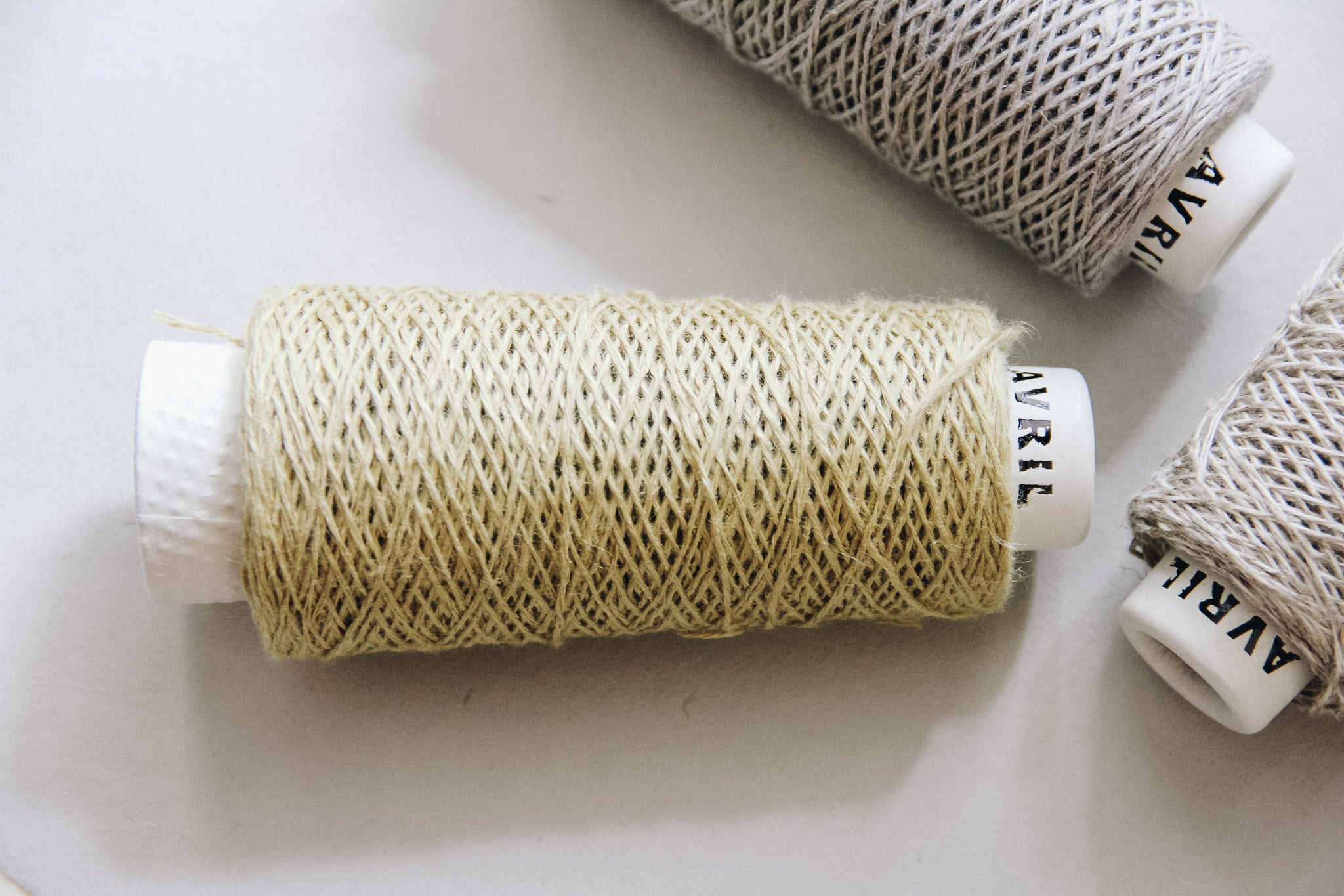 Avril Linen Twist Yarn (3 Colours) - Smidapaper Ikigai Shop