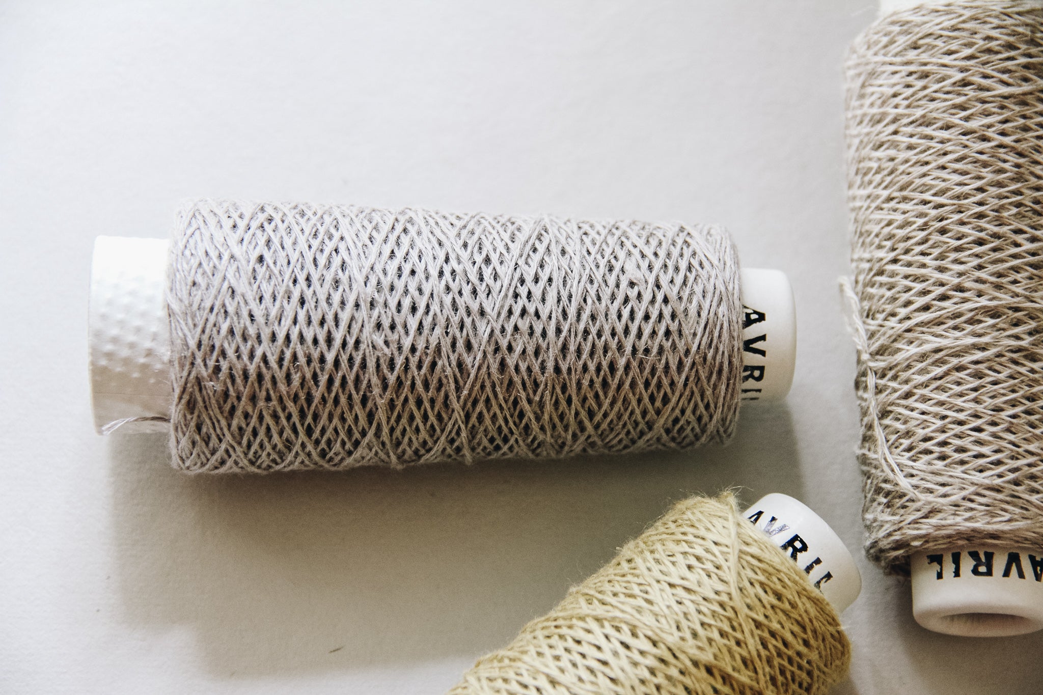Avril Linen Twist Yarn (3 Colours) - Smidapaper Ikigai Shop