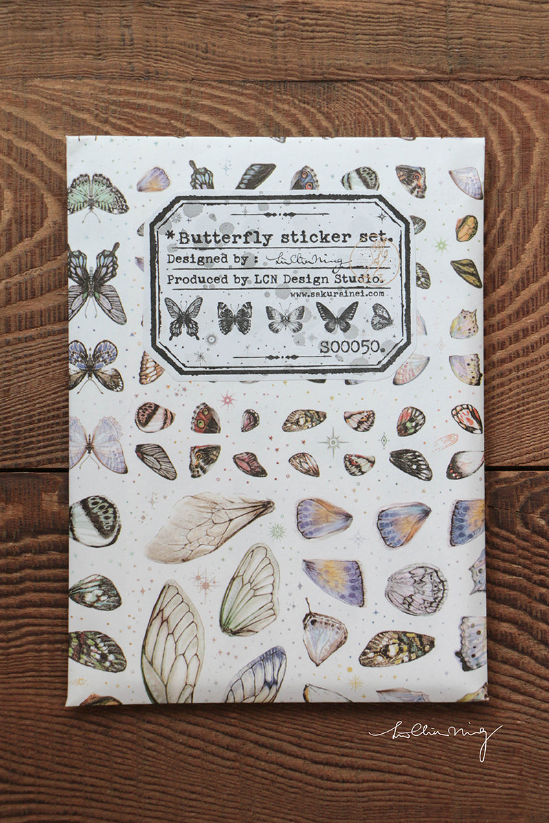 Butterfly Sticker Set - Smidapaper Ikigai Shop