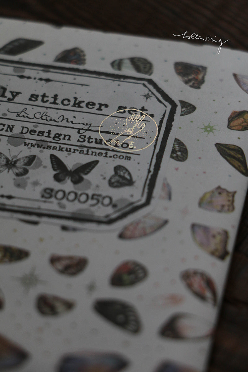 Butterfly Sticker Set - Smidapaper Ikigai Shop