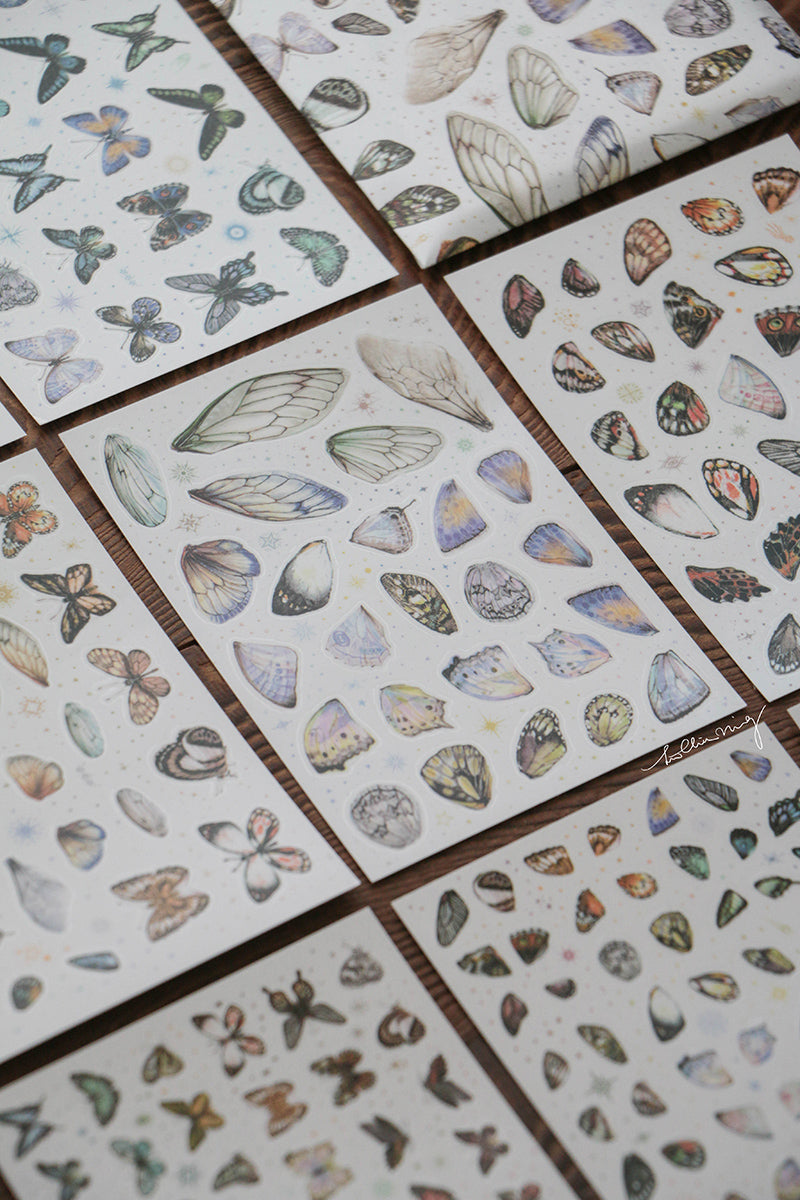 Butterfly Sticker Set - Smidapaper Ikigai Shop