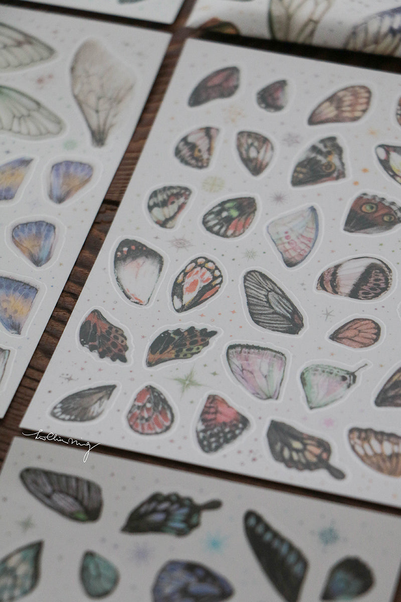 Butterfly Sticker Set - Smidapaper Ikigai Shop