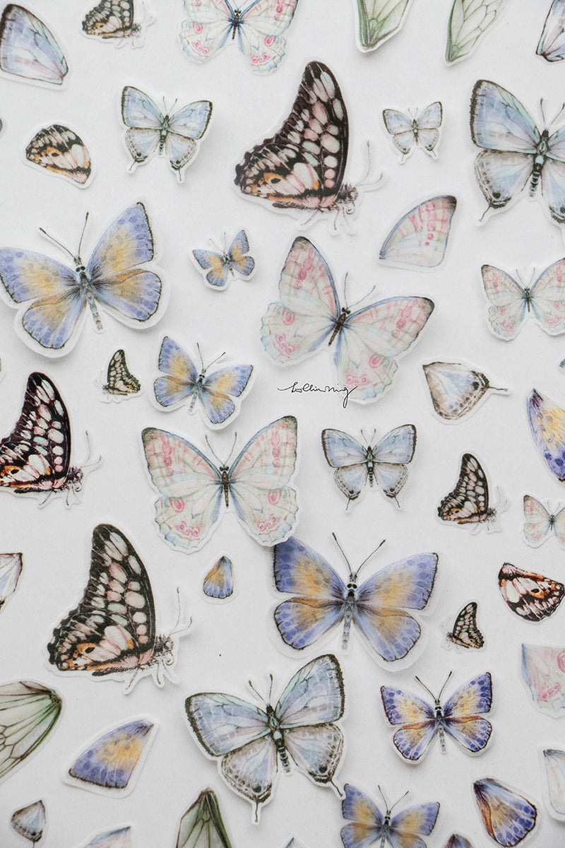 Butterfly Sticker Set - Smidapaper Ikigai Shop