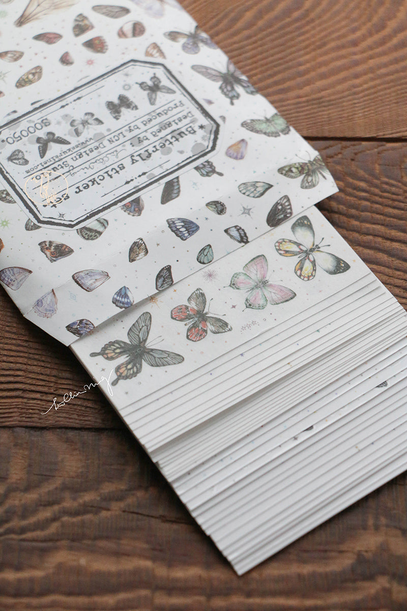 Butterfly Sticker Set - Smidapaper Ikigai Shop