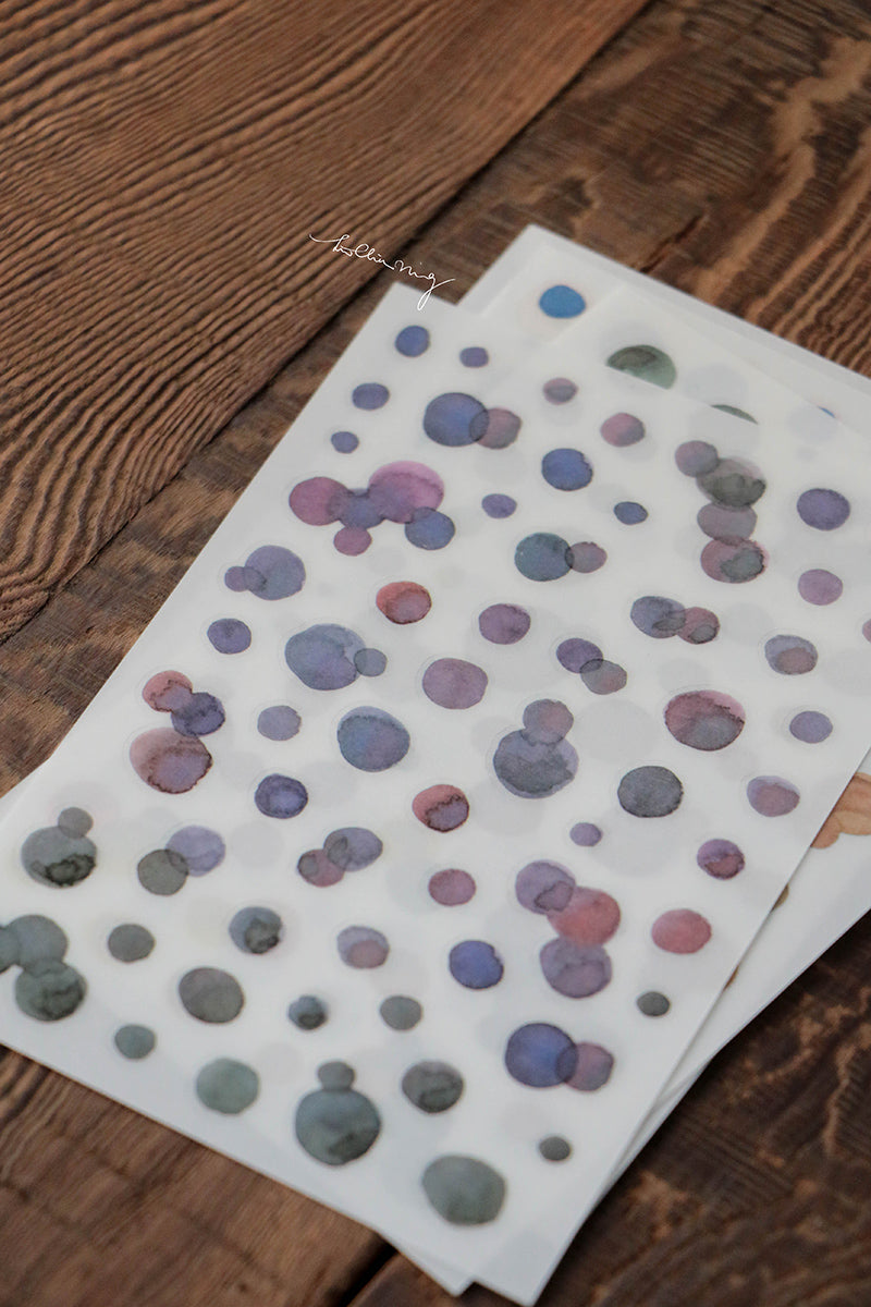 Print-On Stickers: Circle - Smidapaper Ikigai Shop