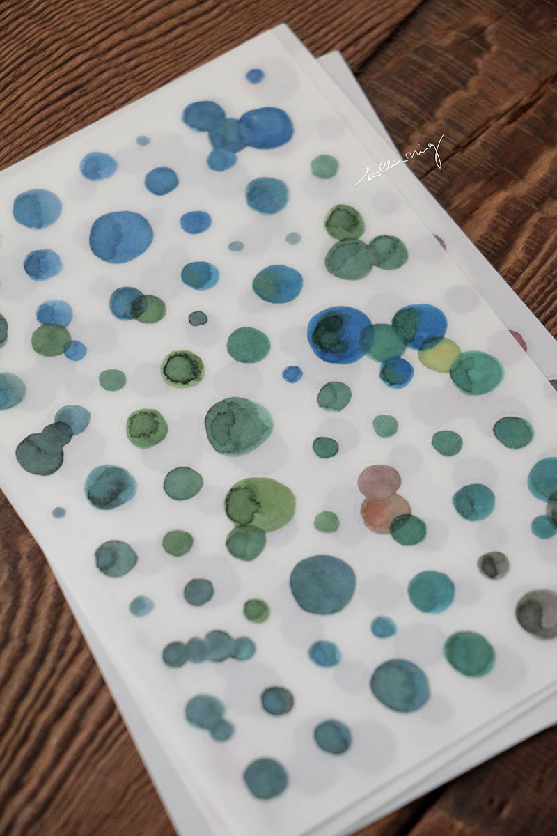 Print-On Stickers: Circle - Smidapaper Ikigai Shop