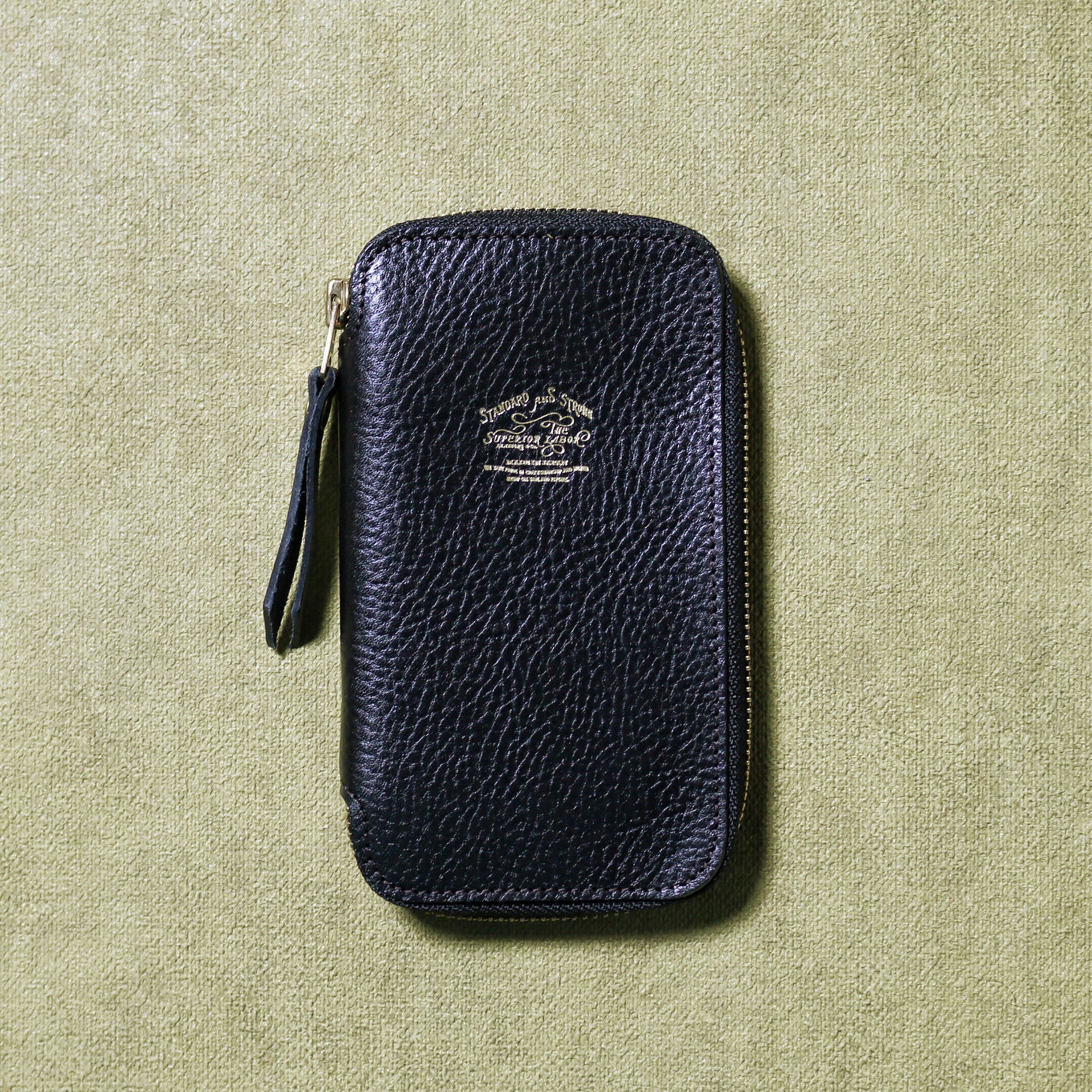 The Superior Labor: Leather Zip Pencase (3 Colours) - Smidapaper Ikigai Shop