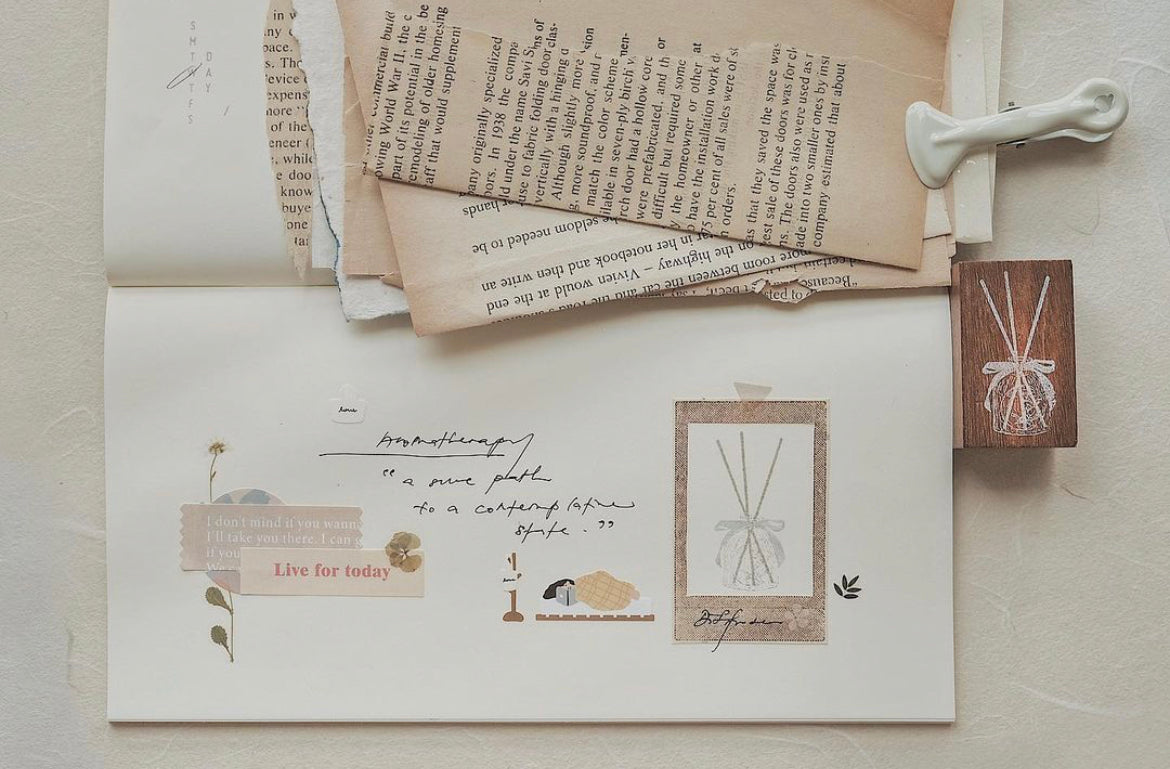 Jieyanow Slow Living: Diffuser Rubber Stamp - Smidapaper Ikigai Shop