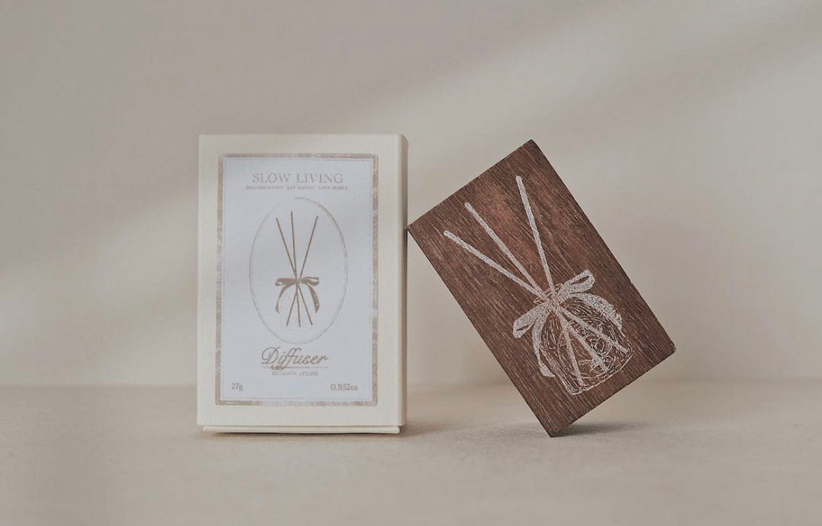 Jieyanow Slow Living: Diffuser Rubber Stamp - Smidapaper Ikigai Shop