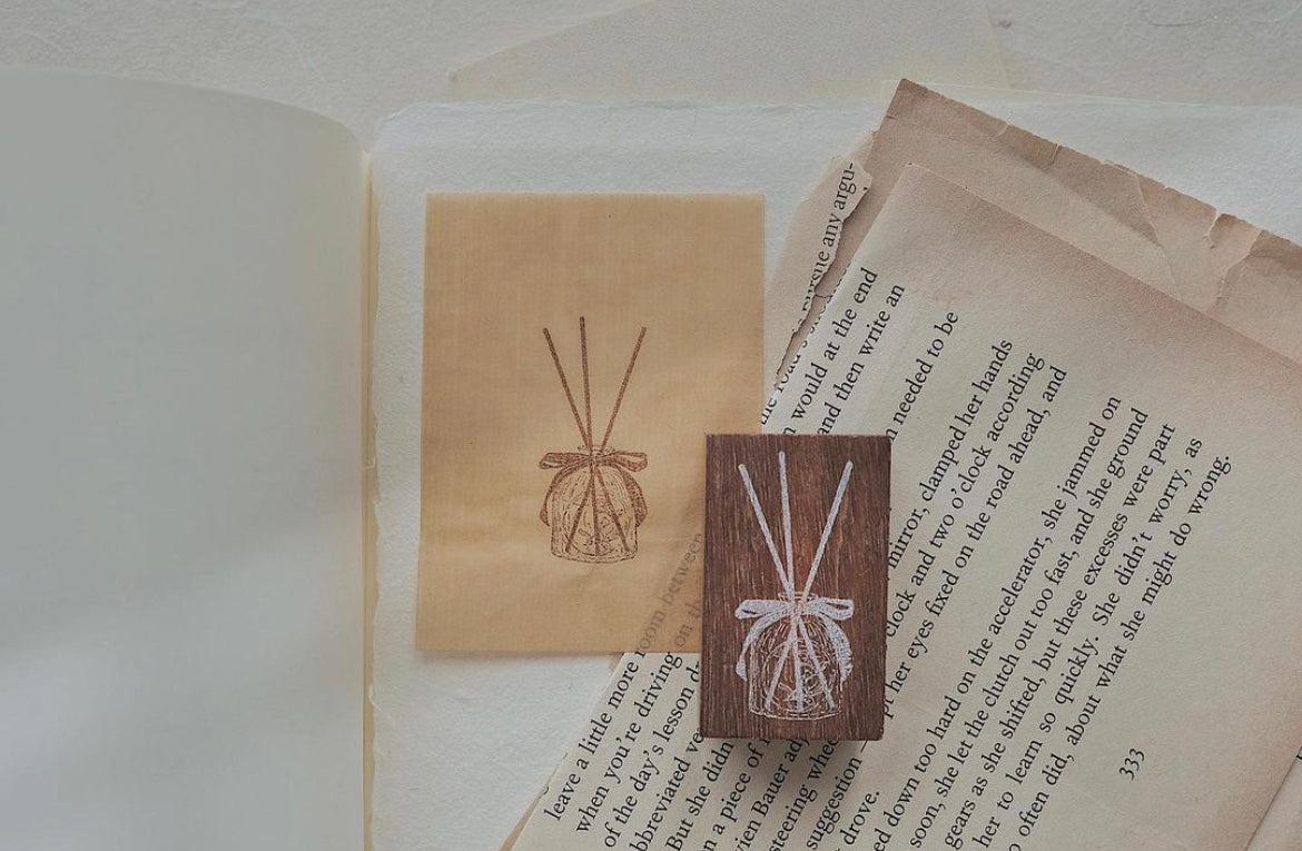 Jieyanow Slow Living: Diffuser Rubber Stamp - Smidapaper Ikigai Shop
