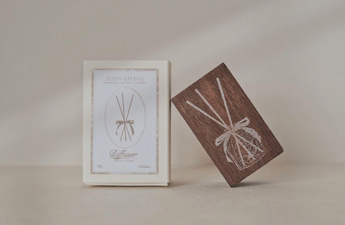 Jieyanow Slow Living: Diffuser Rubber Stamp - Smidapaper Ikigai Shop