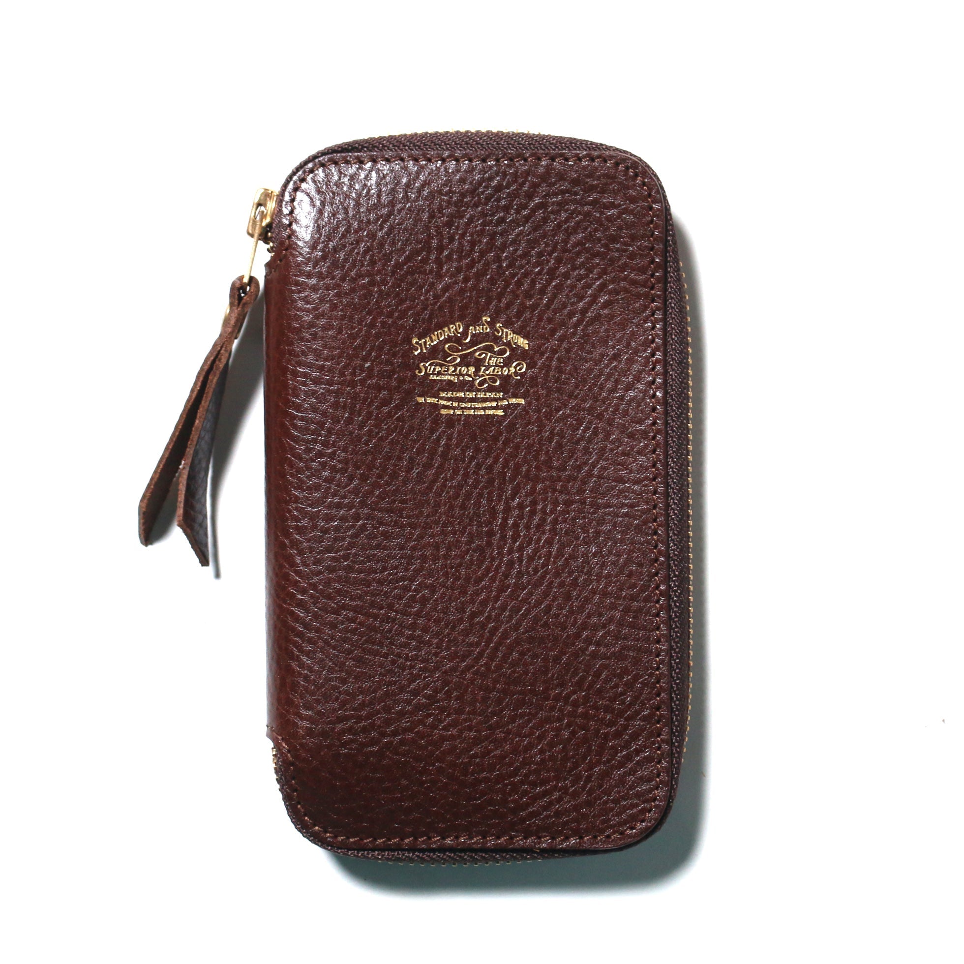 The Superior Labor: Leather Zip Pencase (3 Colours) - Smidapaper Ikigai Shop