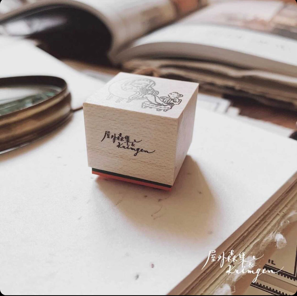 Penny x Krimgen Travel Boy Rubber Stamp - Smidapaper Ikigai Shop