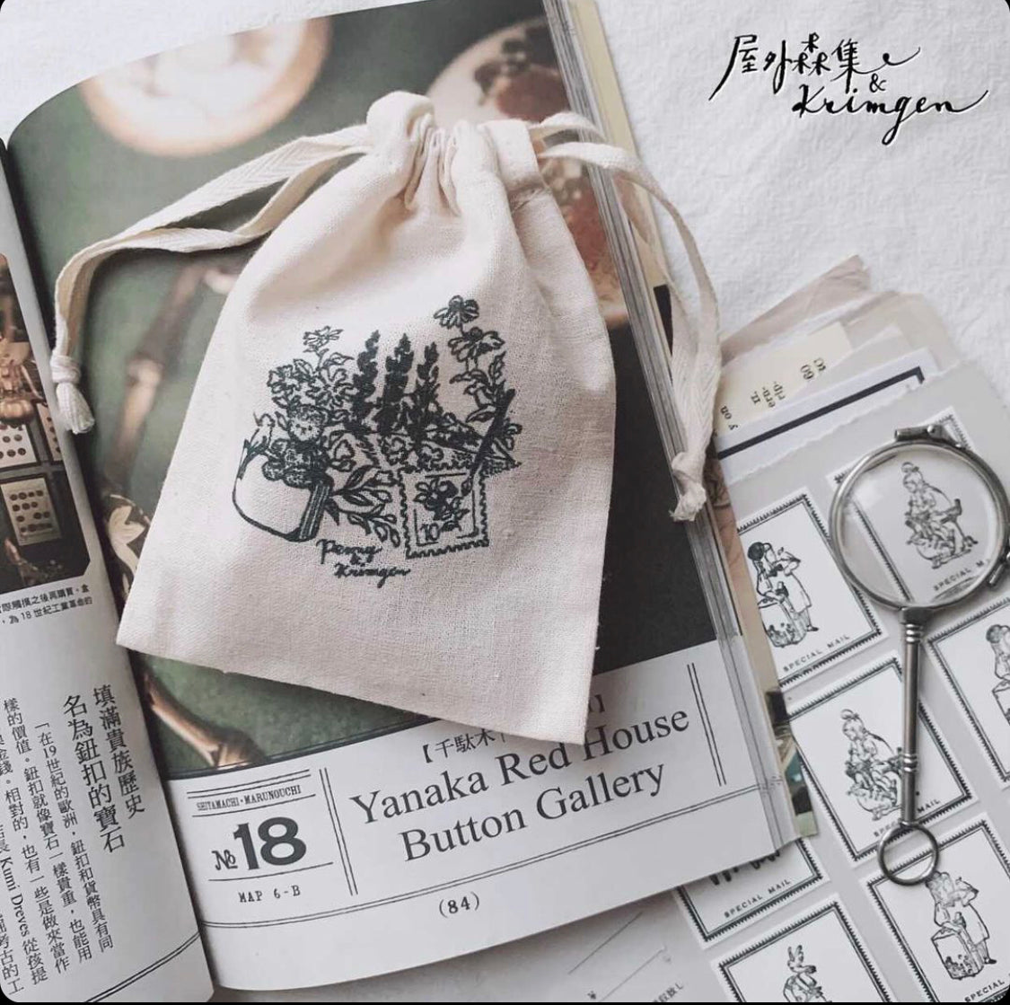 Penny x Krimgen Travel Girl Rubber Stamp - Smidapaper Ikigai Shop