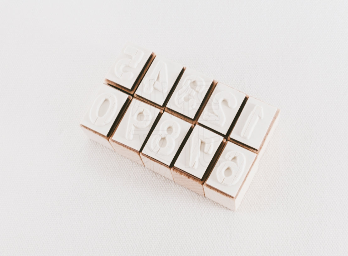 Chamil Garden Number Rubber Stamp- The Only Child: Only Son (MTS-CH390) - Smidapaper Ikigai Shop