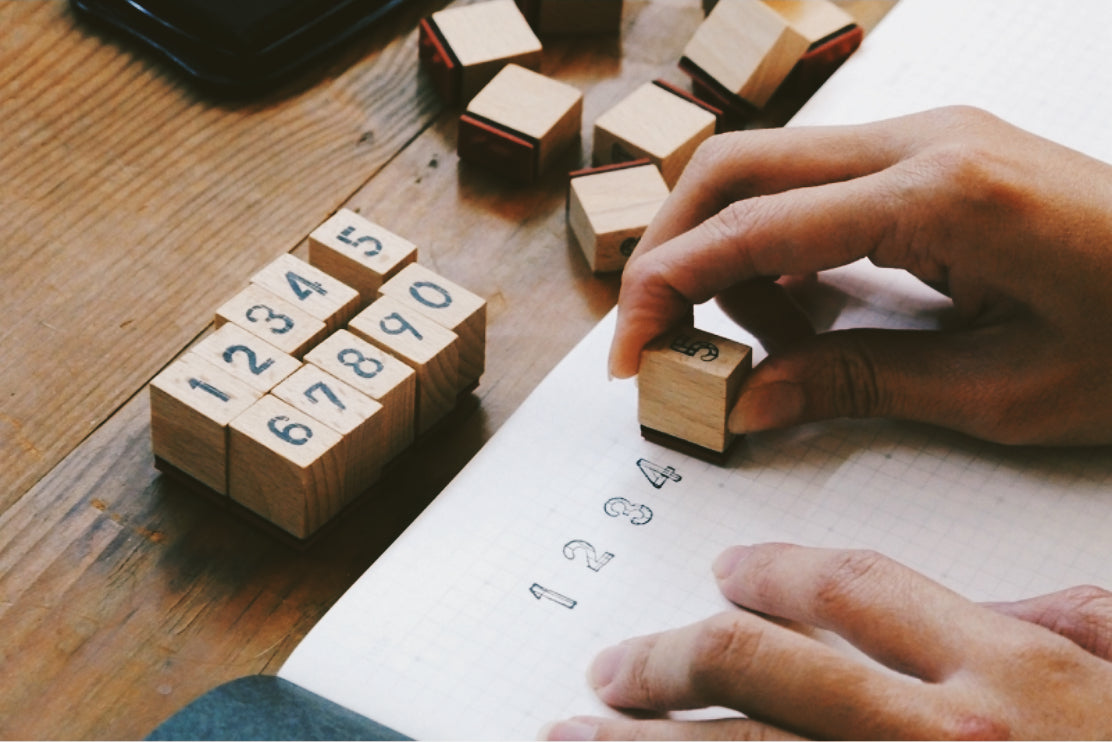 Chamil Garden Number Rubber Stamp- The Only Child: Only Son (MTS-CH390) - Smidapaper Ikigai Shop