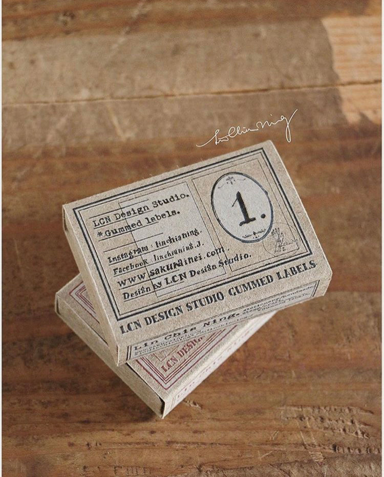 Gummed Label Set: 1 - Smidapaper Ikigai Shop