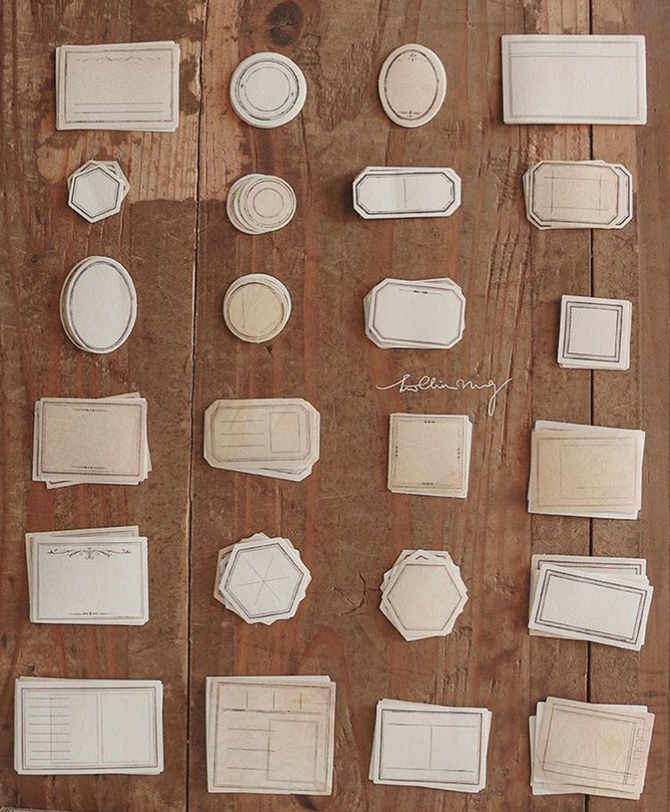 Gummed Label Set: 1 - Smidapaper Ikigai Shop