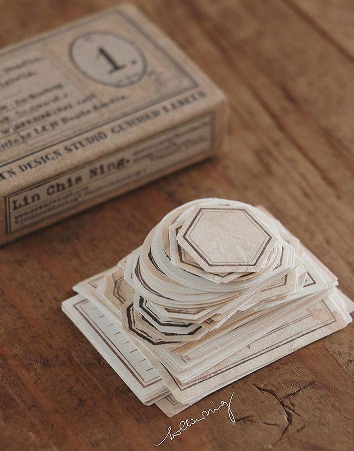 Gummed Label Set: 1 - Smidapaper Ikigai Shop