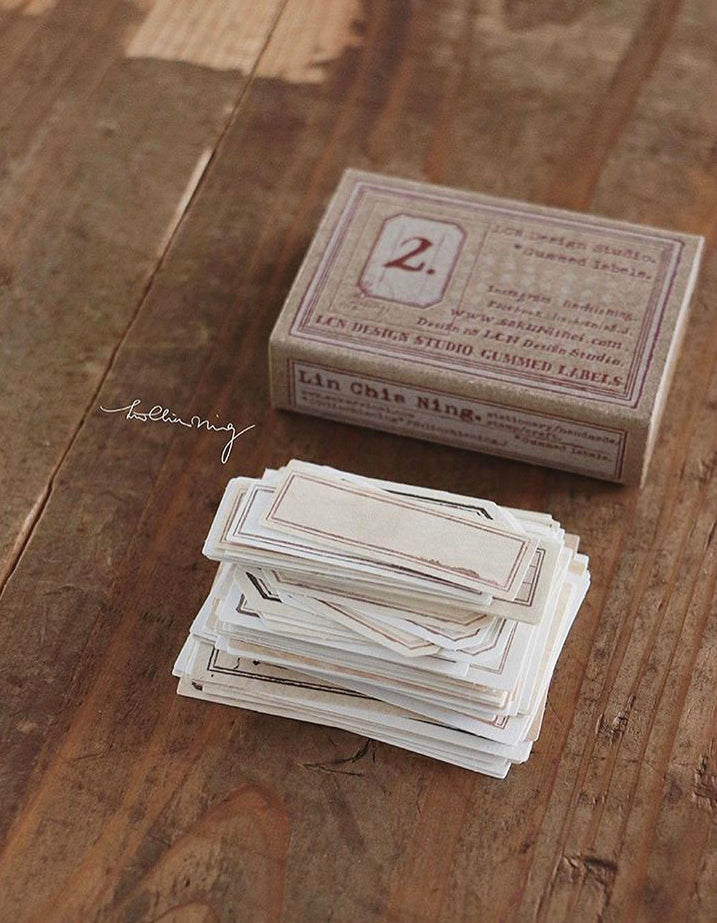 Gummed Label Set: 2 - Smidapaper Ikigai Shop