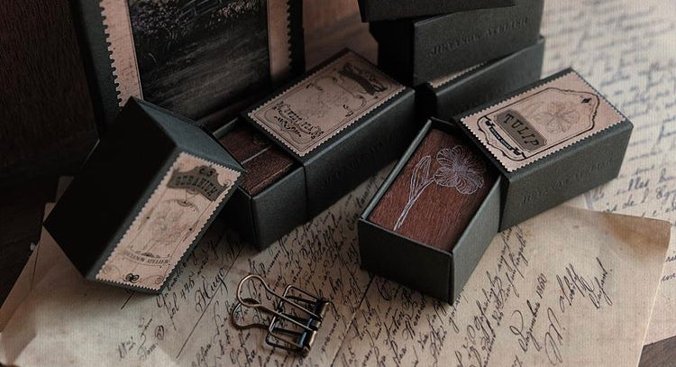 Jieyanow Atelier Garden of Inspiration: Geranium Rubber Stamp - Smidapaper Ikigai Shop