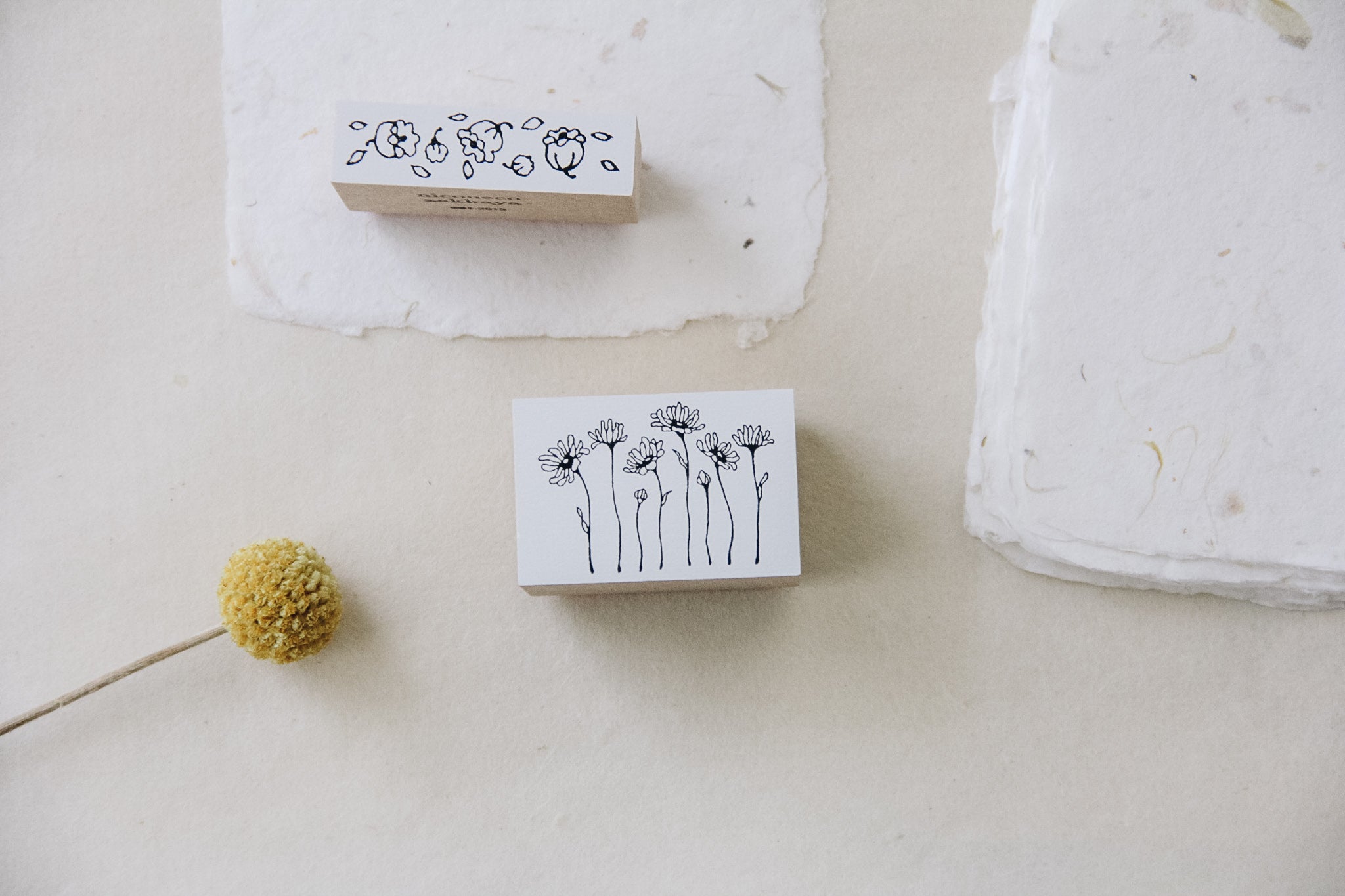 Nico Neco x PEPIN Rubber Stamp: Daisy - Smidapaper Ikigai Shop