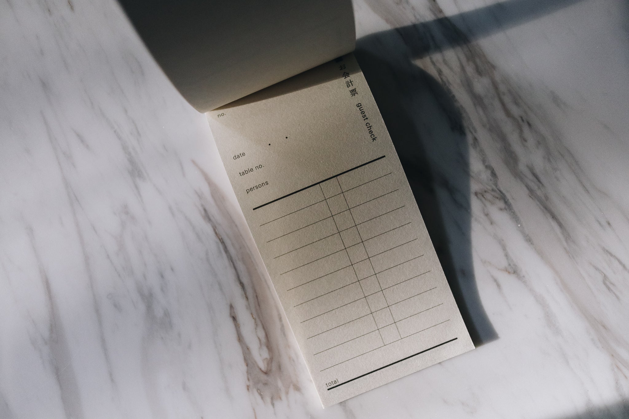 Classiky x Drop Around Guest Check Paper - Smidapaper Ikigai Shop