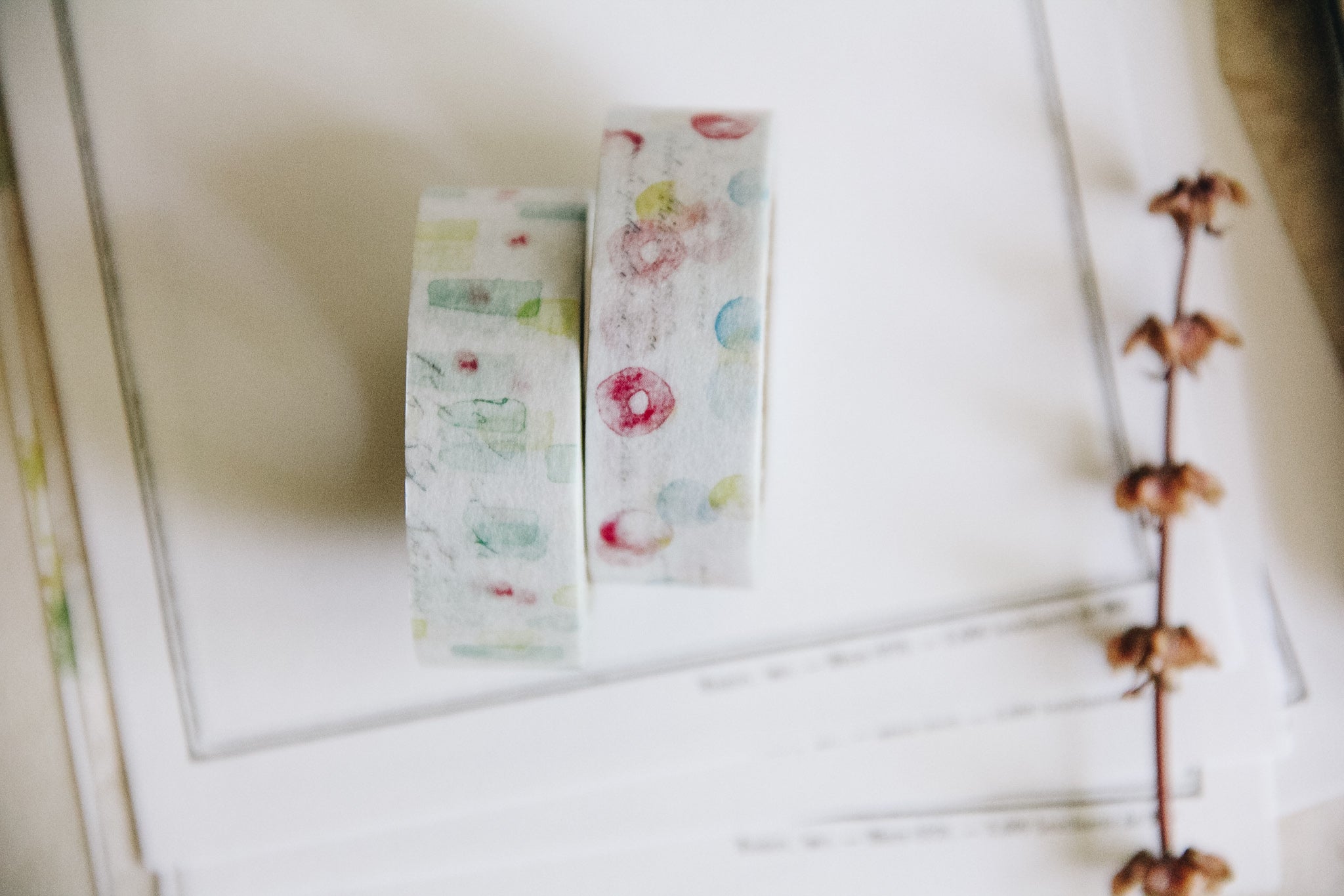 Yohaku Original Washi Tape- (Y-073) Kagayaki - Smidapaper Ikigai Shop