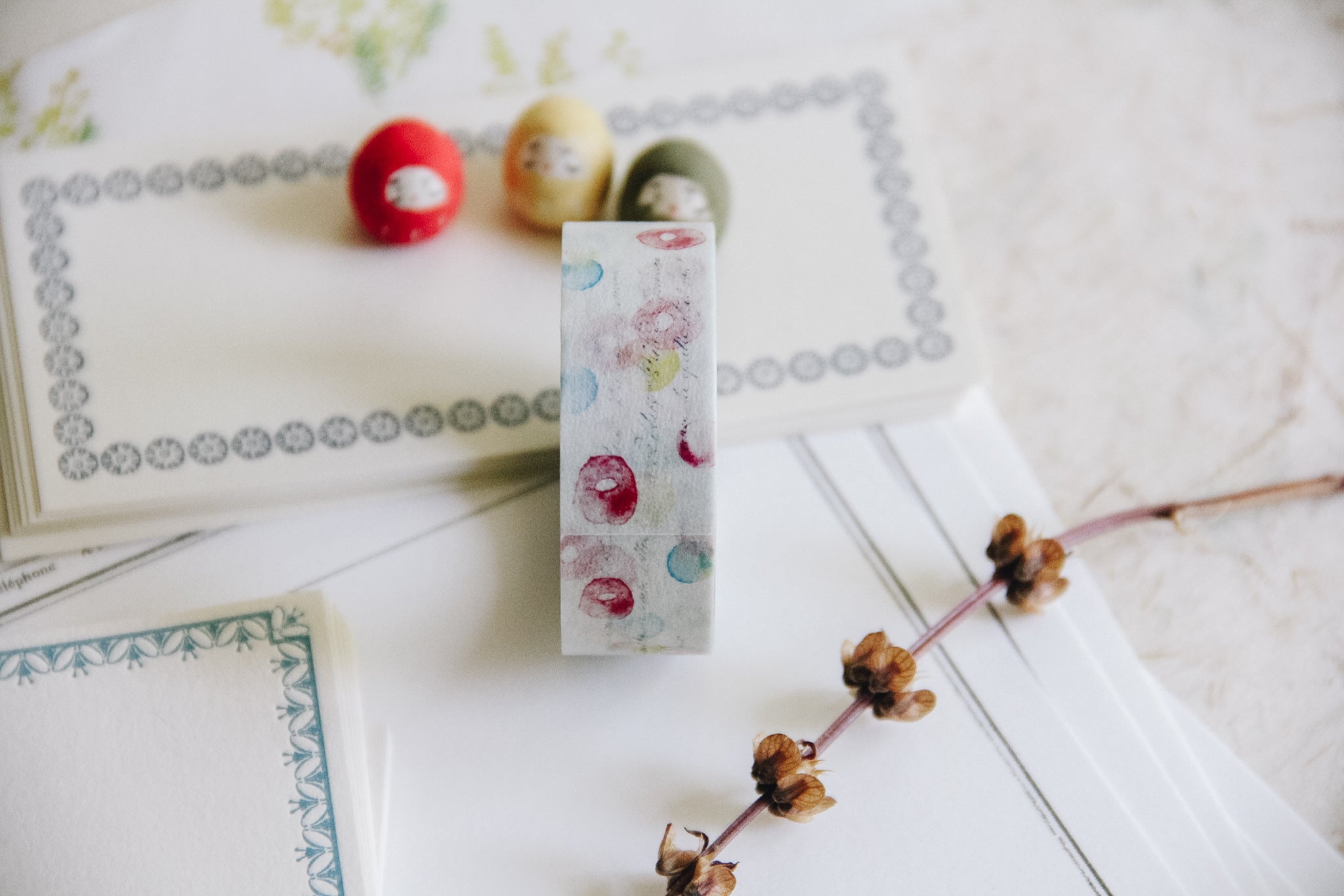 Yohaku Original Washi Tape- (Y-073) Kagayaki - Smidapaper Ikigai Shop