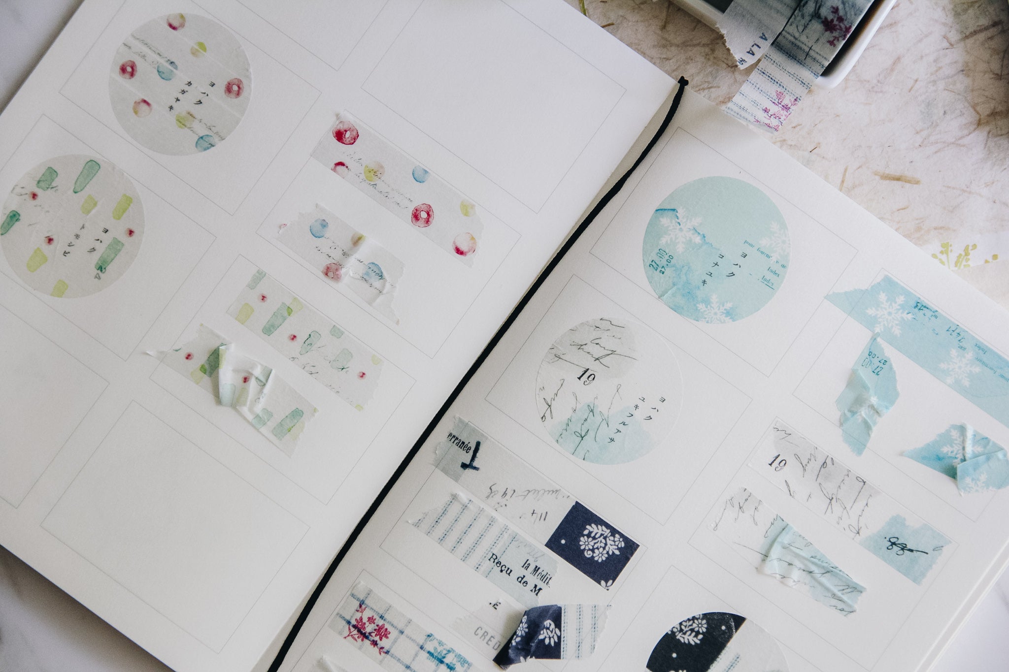 Yohaku Original Washi Tape- (Y-074) Tomoshibi - Smidapaper Ikigai Shop