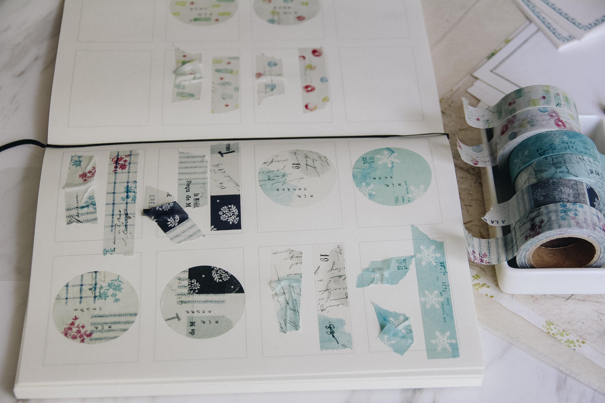 Yohaku Original Washi Tape- (Y-075) Konayuki - Smidapaper Ikigai Shop