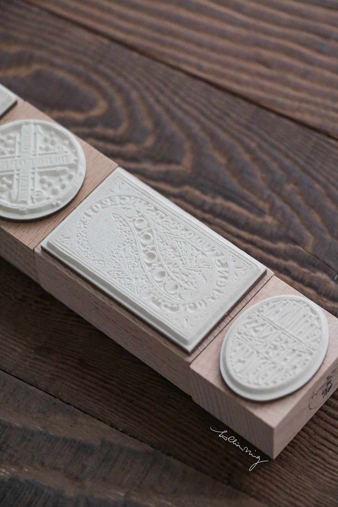 Postage Stamp Rubber Stamp Set Vol. 3 (set of 4) - Smidapaper Ikigai Shop