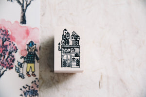 Cat Village: Mini Postoffice Rubber Stamp - Smidapaper Ikigai Shop