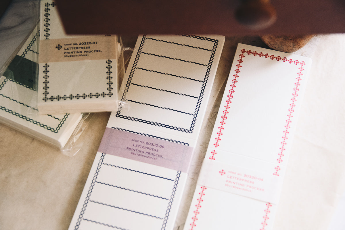 Folded Memo Card (Orange) - Smidapaper Ikigai Shop