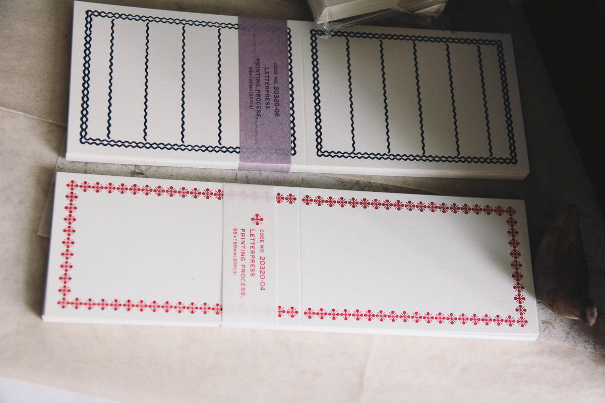 Folded Memo Card (Deep Purple) - Smidapaper Ikigai Shop